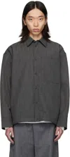 Jil Sander Gray Check Jacket In 970 *