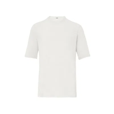 Jil Sander Gray Cotton Long In White