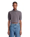 Jil Sander Gray Technical Faille Shirt In Gray