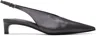 Jil Sander Leather Slingback Pump In 023 Fog