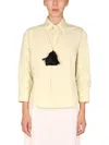 Jil Sander Green Boxy Solid Shirt In Green