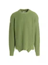 Jil Sander Green Sweater In Green