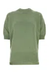 Jil Sander Pastel Green Wool Sweater In Green