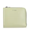 Jil Sander Green Leather Wallets In Brown