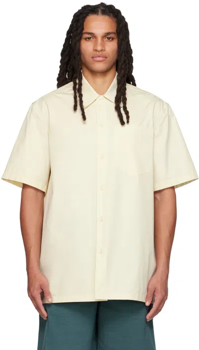 Jil Sander Green Pocket Shirt In 339 - Cucumber