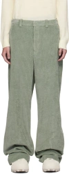 Jil Sander Green Straight-leg Trousers In 028 Celadon Green
