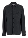 Jil Sander Grey Shirt With Buttons In Grey