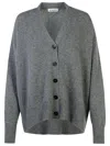 Jil Sander Women's Cashmere Cardigan In Gray