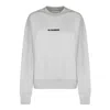 Jil Sander Grey Cotton Clothing Sweaters In Animal Print