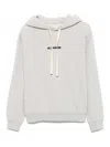 Jil Sander Grey Cotton Hoodie