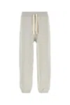 Jil Sander Cotton Joggers With Back Pocket And Elastic Waistband In Gray