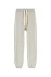 Jil Sander Cotton Joggers With Back Pocket And Elastic Waistband In Gray