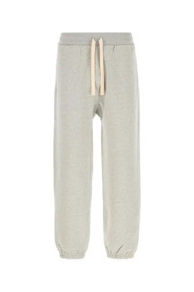 JIL SANDER JIL SANDER GREY COTTON JOGGERS