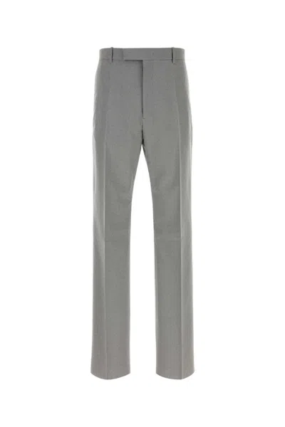JIL SANDER MEN GREY FLAT FRONT PANTS, 34 LUXURY PANTS FOR MEN DARVEYS