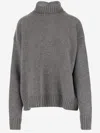 Jil Sander Chashmere Blend Sweater In Grey