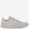 Jil Sander Satin-effect Nylon Sneakers With Suede Trim And Rubber Sole