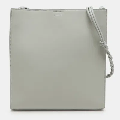 Pre-owned Jil Sander Grey Leather Medium Tangle Shoulder Bag
