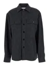 Jil Sander Grey Shirt With Buttons In Grey