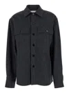 Jil Sander Grey Shirt With Buttons In Grey