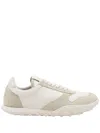 Jil Sander Two-tone Fabric And Suede Sneakers For Women