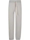 Jil Sander Cotton Joggers With Back Pocket And Elastic Waistband In Grey