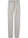 Jil Sander Cotton Joggers With Back Pocket And Elastic Waistband In Gray