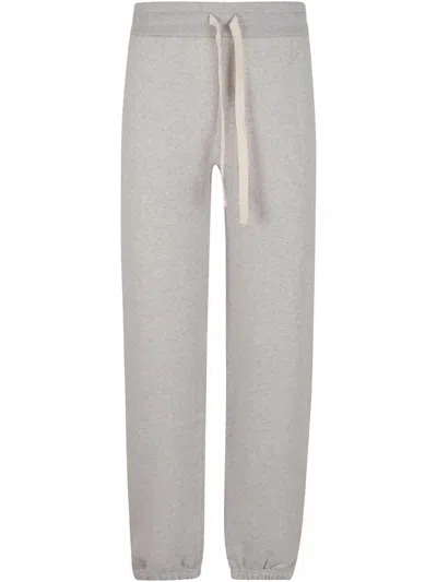 JIL SANDER JIL SANDER GREY TROUSERS IN COTTON WITH ELASTIC