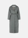 Jil Sander Grey Virgin Wool Coat