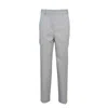 Jil Sander Grey Virgin Wool Plaid Tailored Pants