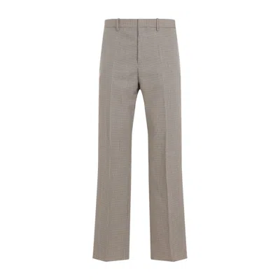 Jil Sander Grey Wool Trousers In Gray