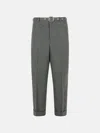 Jil Sander Grey Wool Trousers
