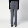Jil Sander Tailored Wool Slim Pants In Grey