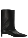 Jil Sander 'half' Ankle Boots In Black