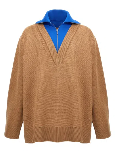 JIL SANDER JIL SANDER HALF ZIP SWEATER