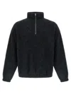 Jil Sander Slate Wool-blend Sweatshirt For Men In Grey