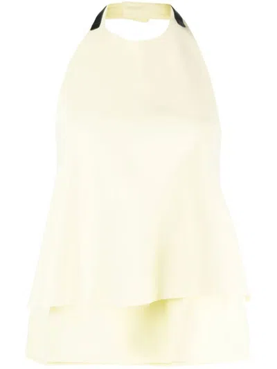 JIL SANDER JIL SANDER HALTERNECK OPEN-BACK TOP