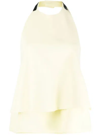 JIL SANDER JIL SANDER HALTERNECK OPEN-BACK TOP