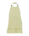 Jil Sander Halterneck Open-back Top In Nude