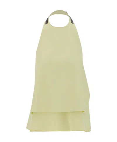 Jil Sander Halterneck Open-back Top In Nude