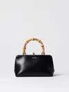 Jil Sander Leather Goji Square-frame Top-handle Bag In Black