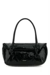 Jil Sander Women's Patent Leather Small Shoulder Bag In Black