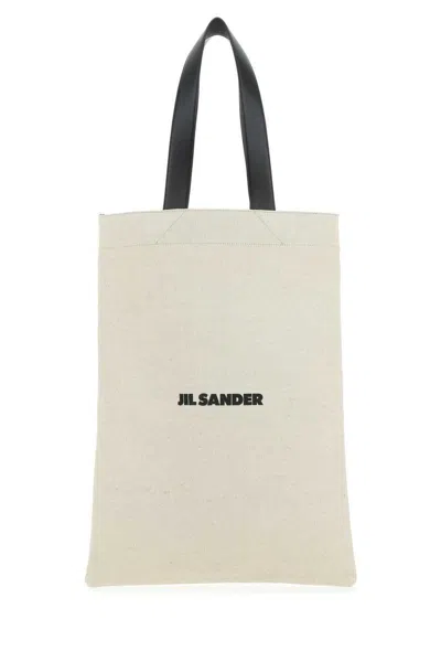 Jil Sander Handbags. In Beige O Tan