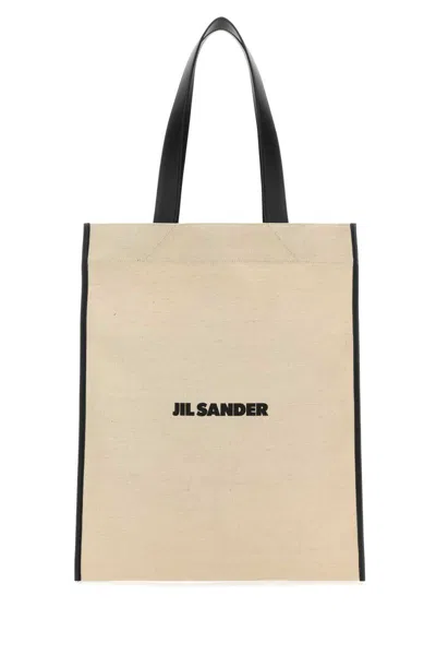 Jil Sander Handbags. In Beige O Tan
