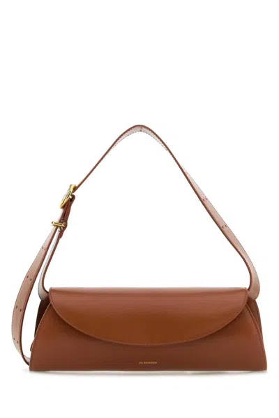 Jil Sander Handbags. In Brown