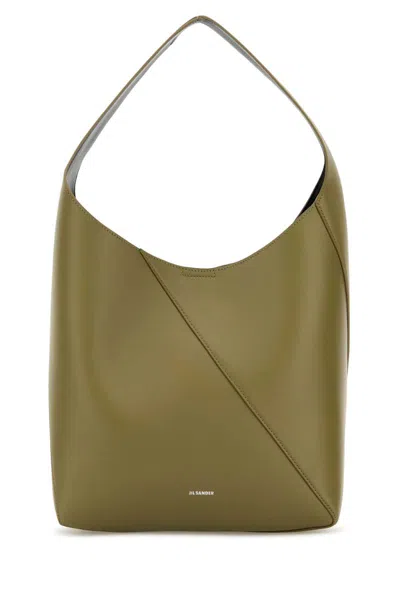 Jil Sander Handbags. In Olive