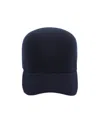 Jil Sander Embroidered-logo Wool Felt Cap In Blue