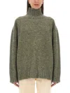 Jil Sander Alpaca Blend Knit Turtleneck Sweater