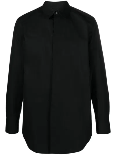 Jil Sander Heavy Buttoned Cotton Shirt For Women In Multicolor