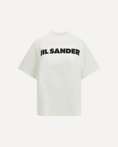 Jil Sander Heavy Cotton-jersey T-shirt In White