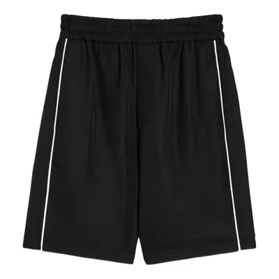 Jil Sander Heavy Fluid Shorts In Black